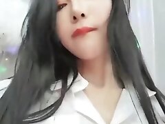 Beautiful Asian Babe Playing On Camera