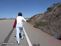 Serena Hill in Virtual Vacation Movie - AtkGirlfriends