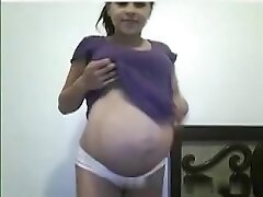 Pregnant immature strips for me on cam