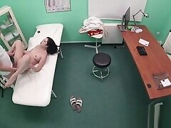 Fake Hospital Shaven Russian pussy fucked hard by doctor
