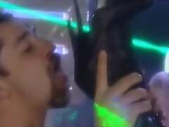 Horny pornstars Vanda Vitus and Judith Kostner in best latex, blowjob xxx video