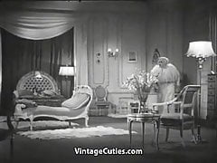 Man Peeping on to Undressing Women (1930s Vintage)