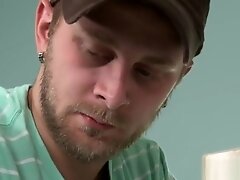 Hairy stud gets cumshot