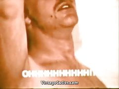 Teen Girl Paid to Drain Old Man's Balls (1960s Vintage)