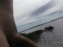 Man body at beach
