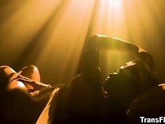 Eva Maxim In Goddess Fucked Kira Noirs Ebony Pussy