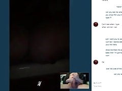 Big tits in bath on webcam, big cock cum