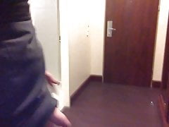 Tranny masturbation in office dress