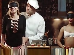 CHEF DE SEX - Apolonia Lapiedra group sex in the kitchen