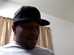 Busty Brunette Whore Blows Big Black Cock In The Bedroom