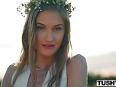 TUSHYRAW Petite Beauty Wants Anal All Day Everyday