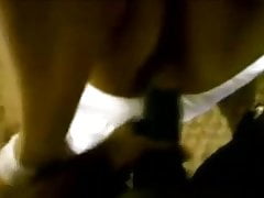Hot blonde sucking and fucking BBC