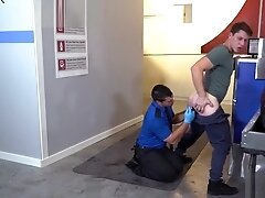 Big dick gay anal sex and cum in mouth