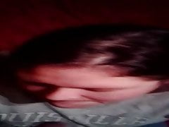 bbw sucking my bbc and gets facial