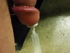 Estim cum and collection...Medical BDSM