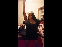 Dancing Girl Swinging Her Huge Tits